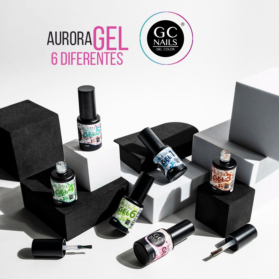 Gc Rora GEL AURORA GC NAILS – Romez Distribuidora