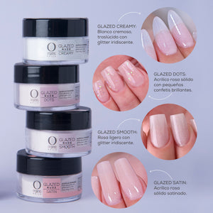 GLAZED NUDE ORGANIC NAILS